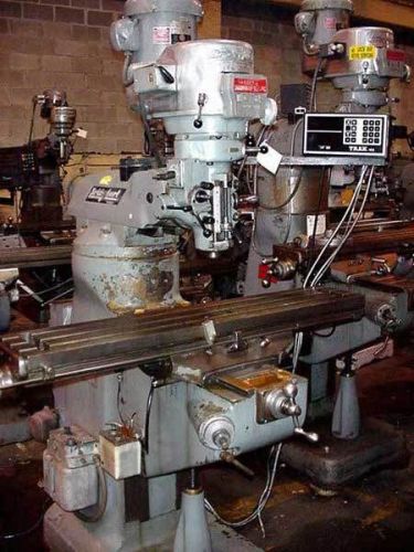 42&#034; Tbl 2HP Spdl Bridgeport Series 1 VERTICAL MILL, TRAK 2-AXIS DRO