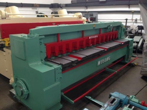 Used 10&#039; x 10ga. wysong model 1010 mechanical shear for sale