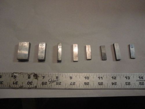 MACHINIST TOOLS LATHE Lot of NICE Precision Gage Gauge Block s