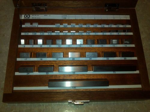 C. E. JOHANSSON  GAUGE BLOCK SET 47 PIECE SET (donations)