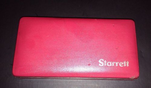 Starrett last word dial indicator no711 w/ case &amp; attachments for sale