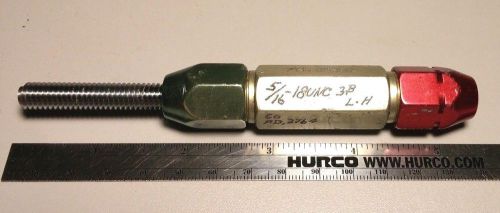 5/16 18 UNC 3B GO LEFT HAND THREAD PLUG GAGE MACHINIST MACHINE TOOLING .3125 LH