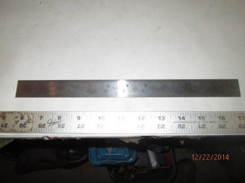 MACHINIST TOOLS LATHE MILL Starrett Steel 12&#034; Machinist Rule Ruler Scale