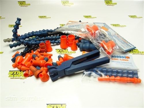 Nice lot of adjustable coolant hoses and reducers 1/4&#034; loc-line for sale