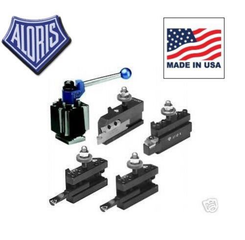 Aloris CA Quick Change Lathe Tool Post 5pc Set #4-BS