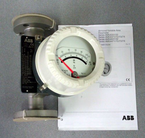 ABB Armored Variable Area Flowmeter AM54331 DN 25  #3350