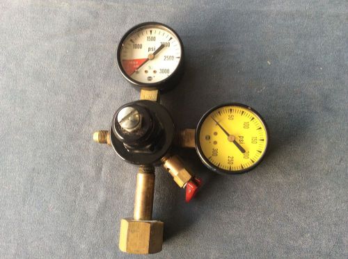 NICE VINTAGE GSA HELIUM GAS OXY. REGULATOR , POSSIBLE STEAMPUNK ART