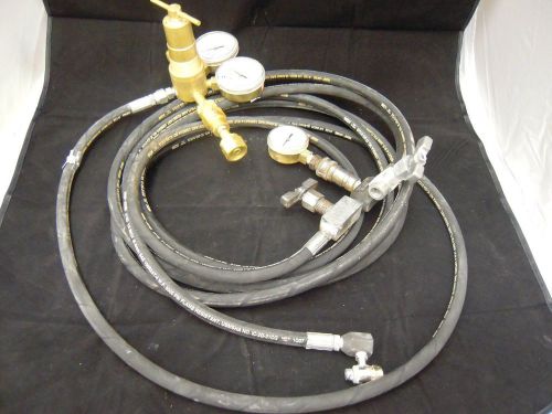 Victor Pressure Regulator 7-01 15 with 5000 PSI Hose Unused nitrogen charging