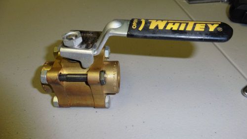 NEW 1/2&#034; WHITEY SWAGELOK B-63TF8 BALL VALVE 1500 PSIG