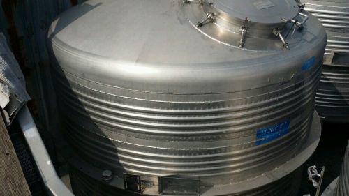 1000 gal. ce howard stainless steel zone jacketed tanks (9 avail.) for sale