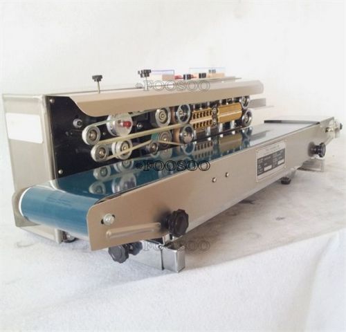 Plastic bag soild ink continuous band sealer sealing machine fr-1000 cmry for sale