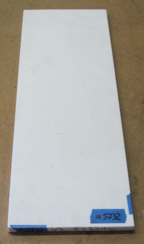 Ptfe teflon 1/2&#034; thick  8&#034; x 23 1/2&#034;,  8 lbs. virgin white for sale