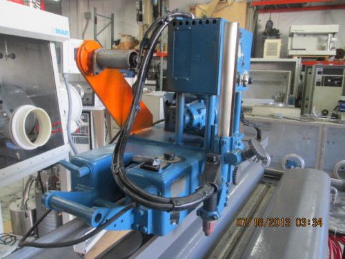 LINDE 50 INCH SEAM WELDER AND CUTTER WITH MACHINE CARRAIGE MODEL C1-37