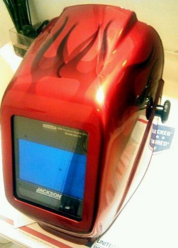 Brand new jackson halo x  red flames welding helmet wf60 truesight lowest price for sale