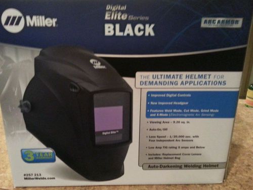 Miller genuine digital elite black welding helmet - 257213 for sale