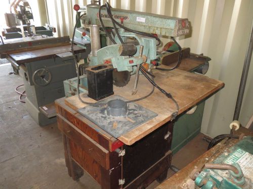 Dewalt powershop radial arm saw w/wood stand for sale