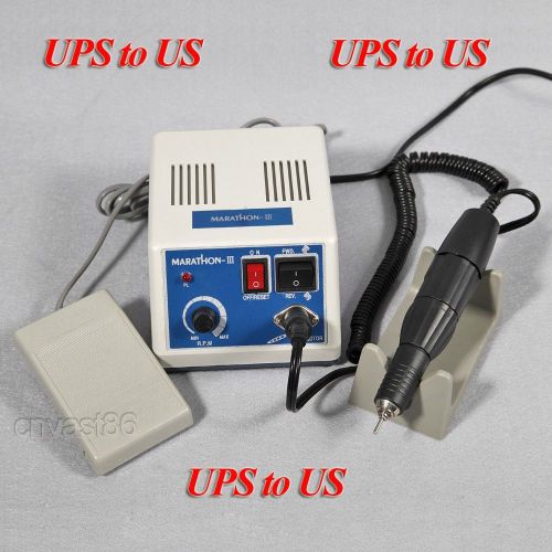 Dental Marathon Micromotor Polisher Motor N3 Handpiece 35K RPM Free Shipping US