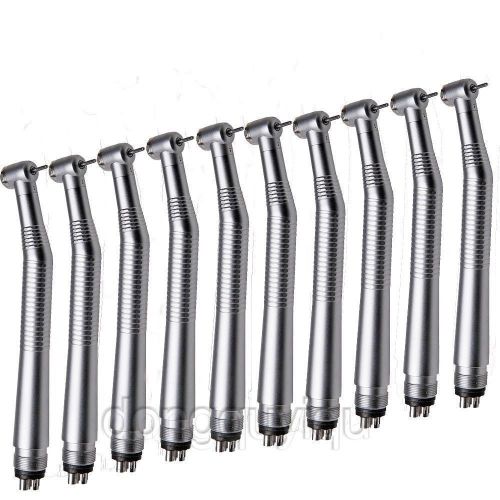 10pcs NSK Style Dental High Speed Handpiece Air Turbine Push Button 4 Hole Y1BA4