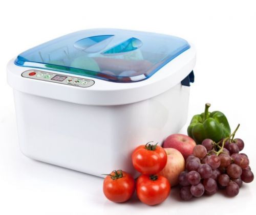 New Ultrasonic Cleaner Ozone Vegetable Fruit Sterilizer Jewelry Denture Washer