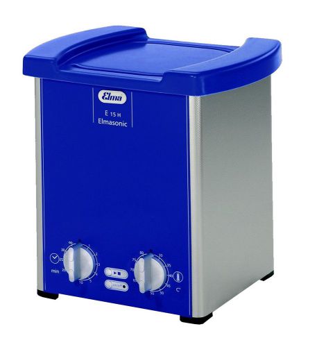 NEW ! Elma Sonic E15H 0.5 Gal. Ultrasonic Cleaner w/Timer + Heat + Cover