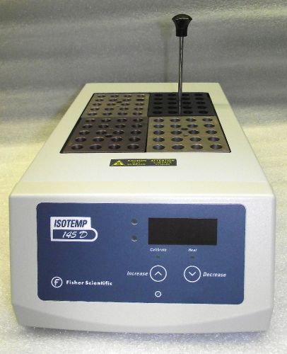 Mint / Demo / Fisher Isotemp 145D Dry Bath Incubator / 4 blocks / 1 Yr Warranty