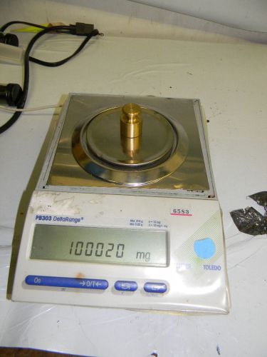 Mettler PB303 DeltaRange Balance, 60 g/310 g Capacity, 0.001g/0.01 Readability