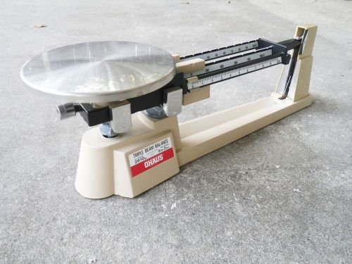 NICE- OHAUS Triple Beam Balance Precision Gram Scale Weight 700 800 Series 2610g