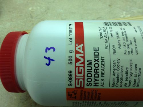 Sigma, Sodium hydroxide, 500 Grams