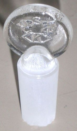 Vintage NOS &#034;K&#034; ST 9 Apothecary Bottle Glass Stopper