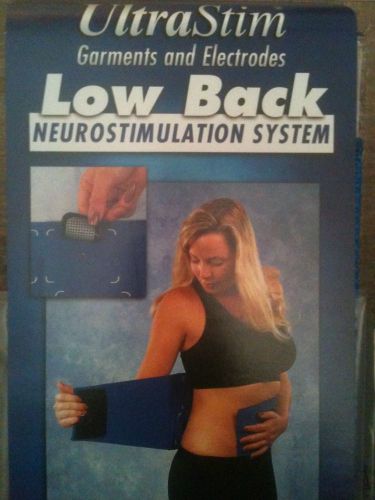 Ultrastim low back neurostimulation system garmet, works with tens unit, l / xl for sale