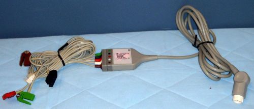Philips M1520A ECG EKG Trunk Cable with 5 Leads