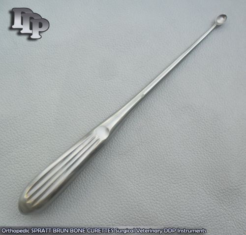 Orthopedic SPRATT BRUN BONE CURETTES 6/ 9&#034; Surgical DDP Instruments