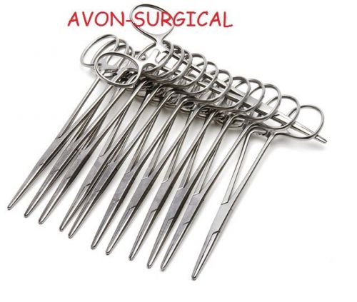 Pack of 12 O.R GRADE MOSQUITO HEMOSTAT LOCKING FORCEP 5&#034; STRAIGHT SERRATED TP