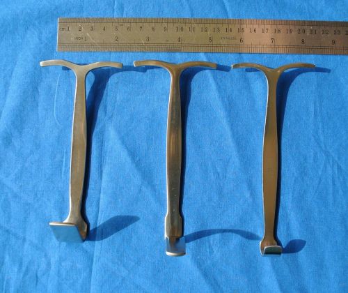 Zimmer Smillie Meniscus Hook Retractor Set 3066-01, 3066-02, HMI 3 Orthopedic