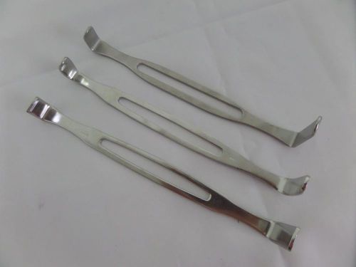 Lot of 3 Double Ended Retractors Dittmar, V Mueller, &amp; Sklar