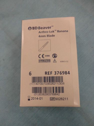 BD Beaver #376984 Arthro-Lok Banana 4mm Blade