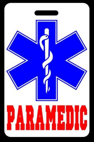 PARAMEDIC Luggage/Gear Bag Tag - FREE Personalization - New