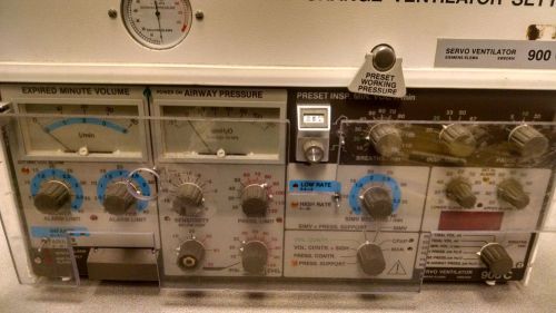 SIEMENS ELEMA SV 900C SERVO VENTILATOR  O2 AIR MIXER MODEL 960 &amp; STAR #1