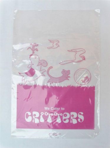 100 Vet Veterinary Office Critter Pet Care Medicine Supply Bags 9 x 13&#034;  V499