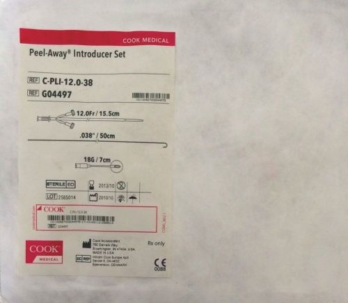 COOK MEDICAL G04497 PEEL-AWAY INTRODUCER SET