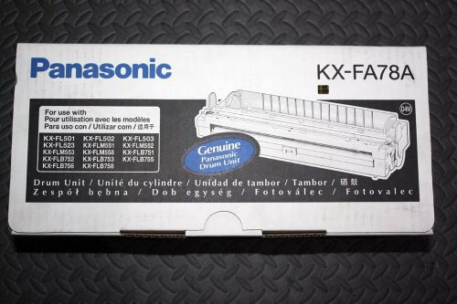 NEW OEM / PANASONIC GENUINE KX-FA78A DRUM UNIT SEALED / BRAND NEW