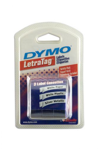 DYMO LetraTag Variety Tape - 3 Pack