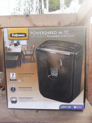 Fellowes Powershred 7 Sheet Crosscut Shredder M-7C