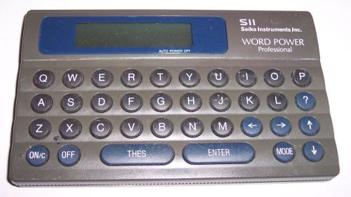 SII SEIKO INSTRUMENTS INC SEIKO WORD POWER PROFESSIONAL WP-3000