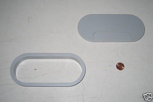 LARGE OVAL GROMMET - LO-3-92(GREY)-DOUG MOCKETT