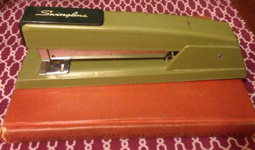 Vintage Green Swingline 747 Retro Classic Design Metal Stapler