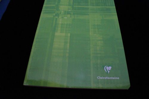 Clairefontaine staplebound notebook  8&#034; x 11&#034; lined green for sale