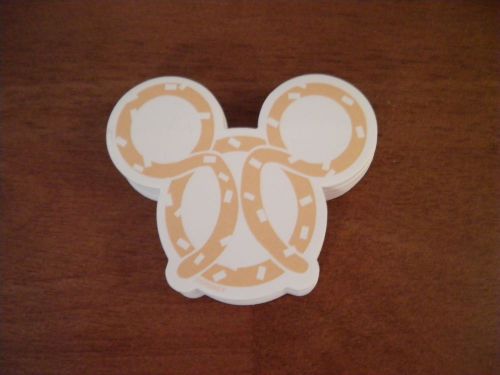 Disney Theme Parks Authentic Self Stick Note Pad - Pretzel