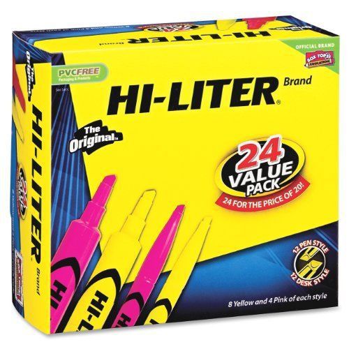 Avery Hi-lighter Marker Combo Pack - Chisel Marker Point Type - Point (ave29862)