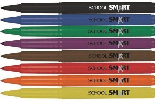 Felt Tip Pens Set Of 8 Assorted Ors 049515